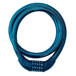 Mammoth Combination Cable Lock Blue LOCCOM65