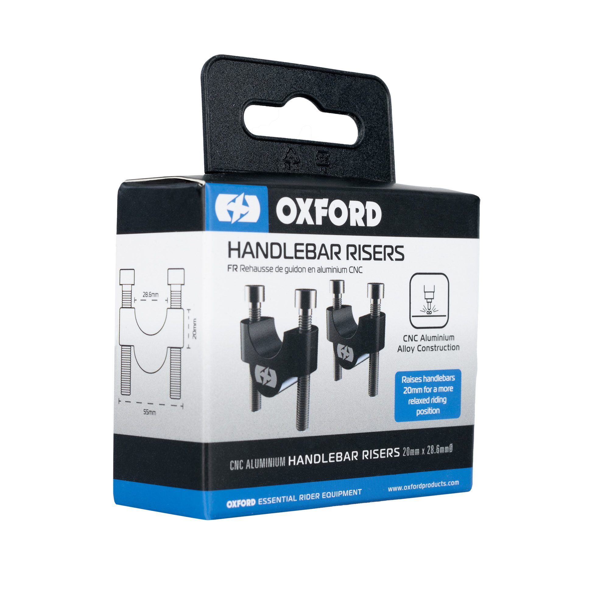 Oxford Motorcycle Handle Bar Risers 2