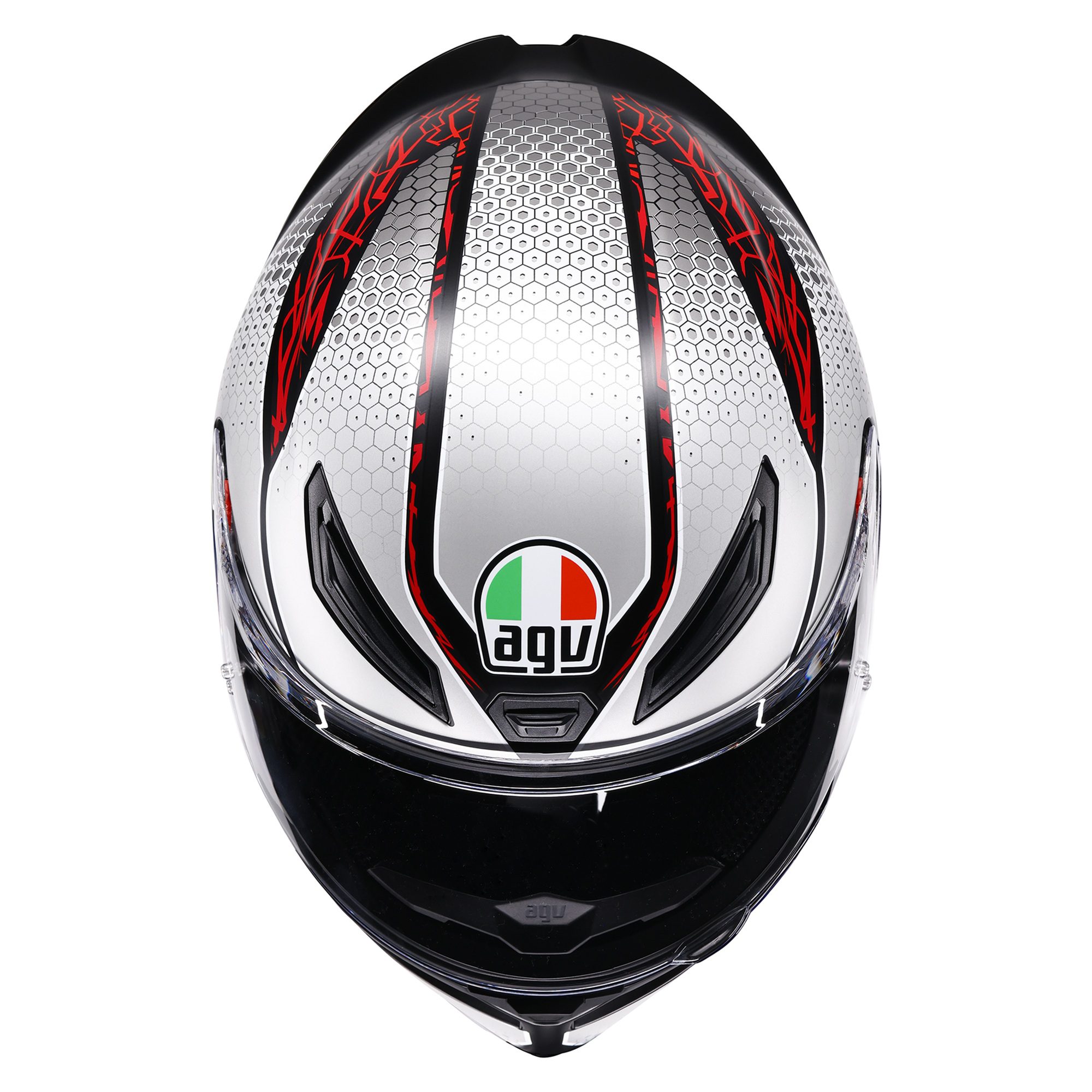 AGV K1-S Speedarmour Motorcycle Helmet White: Italian Safety
