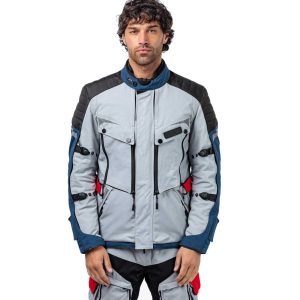 Spada Vanguard Waterproof Motorcycle Jacket - Racing Grey 2