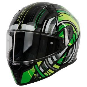 Spada Raiden 3 Cyclone Motorcycle Helmet – Green Spada Raiden 3 Cyclone Motorcycle Helmet - Green 1