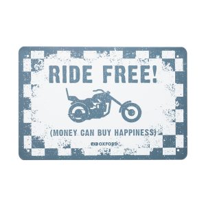 Oxford Ride Free Motorcycle Garage Sign OX382 1