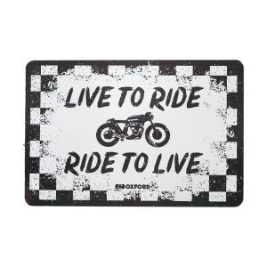 Oxford Ride Motorcycle Garage Sign OX388 1