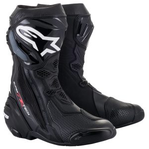 Alpinestars Supertech R Motorcycle Boots – Black Alpinestars Supertech R Motorcycle Boots Black 1