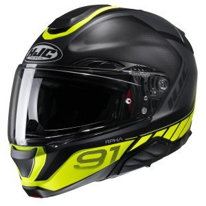 HJC RPHA 91 Rafino Motorcycle Helmet – Yellow HJC RPHA 91 Rafino Motorcycle Helmet Fluo 1