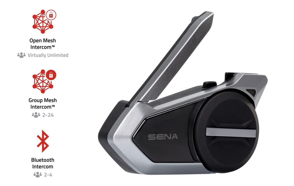 Sena 50S Mesh Motorcycle Bluetooth Communication System 813618 Features 3