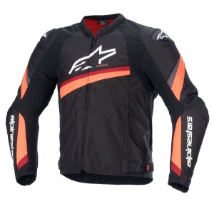 Alpinestars T-GP Plus R v4 Motorcycle Jacket Black Red 1