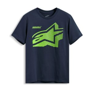Alpinestars Fasting CSF Motorcycle T-Shirt – Navy Alpinestars Fasting CSF Motorcycle Tee Navy 1