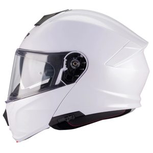 MT Genesis R Pure Motorcycle Helmet - White 1
