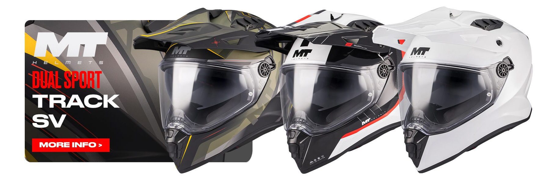 MT Track Motorcycle Helmet Web Banner MT Track Motorcycle Helmet Web Banner